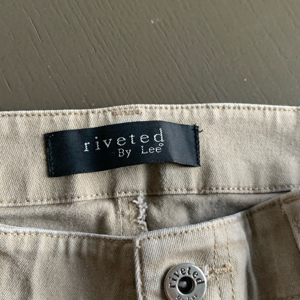 Lee Riveted Tan Pants - Picture 5 of 9